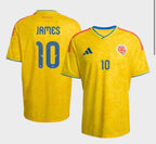 JAMES # 10 Seleccion Colombia Home Soccer Jersey World Cup 2026 Fan Version
