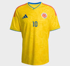 JAMES # 10 Seleccion Colombia Home Soccer Jersey World Cup 2026 Fan Version