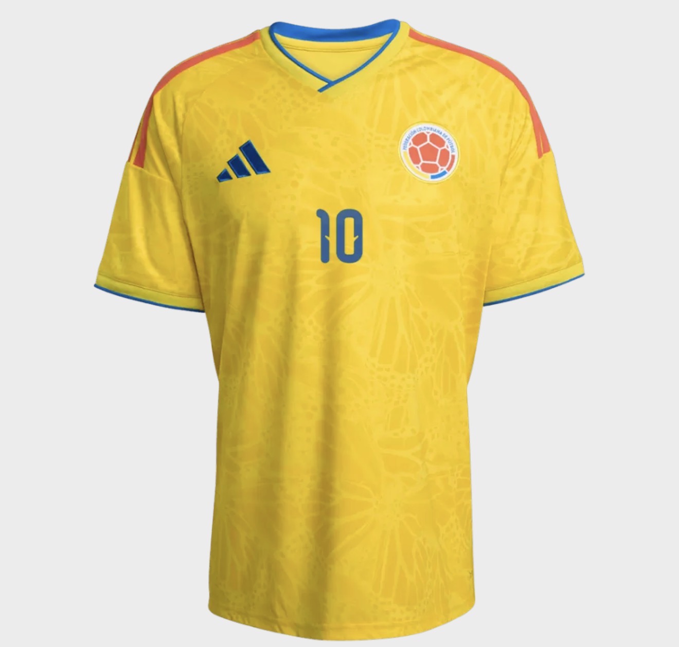 JAMES # 10 Seleccion Colombia Home Soccer Jersey World Cup 2026 Fan Version