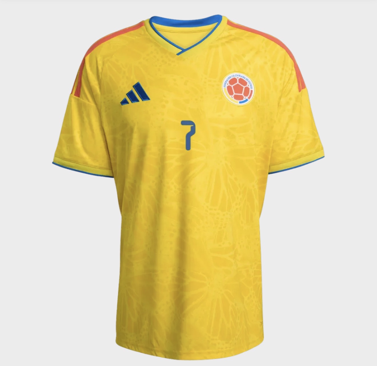 LUIS DIAZ # 7 Seleccion Colombia Home Soccer Jersey World Cup 2026 Fan Version