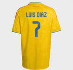 LUIS DIAZ # 7 Seleccion Colombia Home Soccer Jersey World Cup 2026 Fan Version