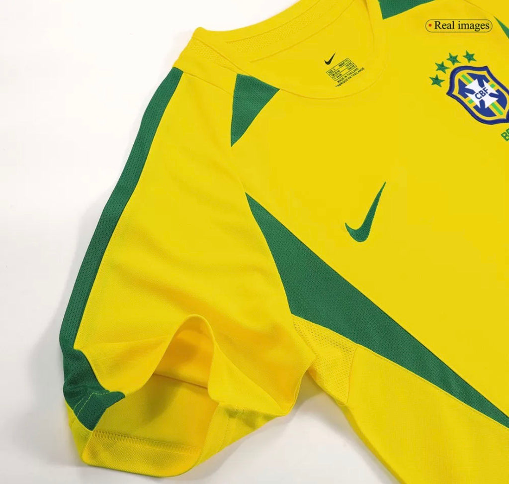 RIVALDO #10 Retro Soccer Jersey Brasil Home 1998 Version Fan