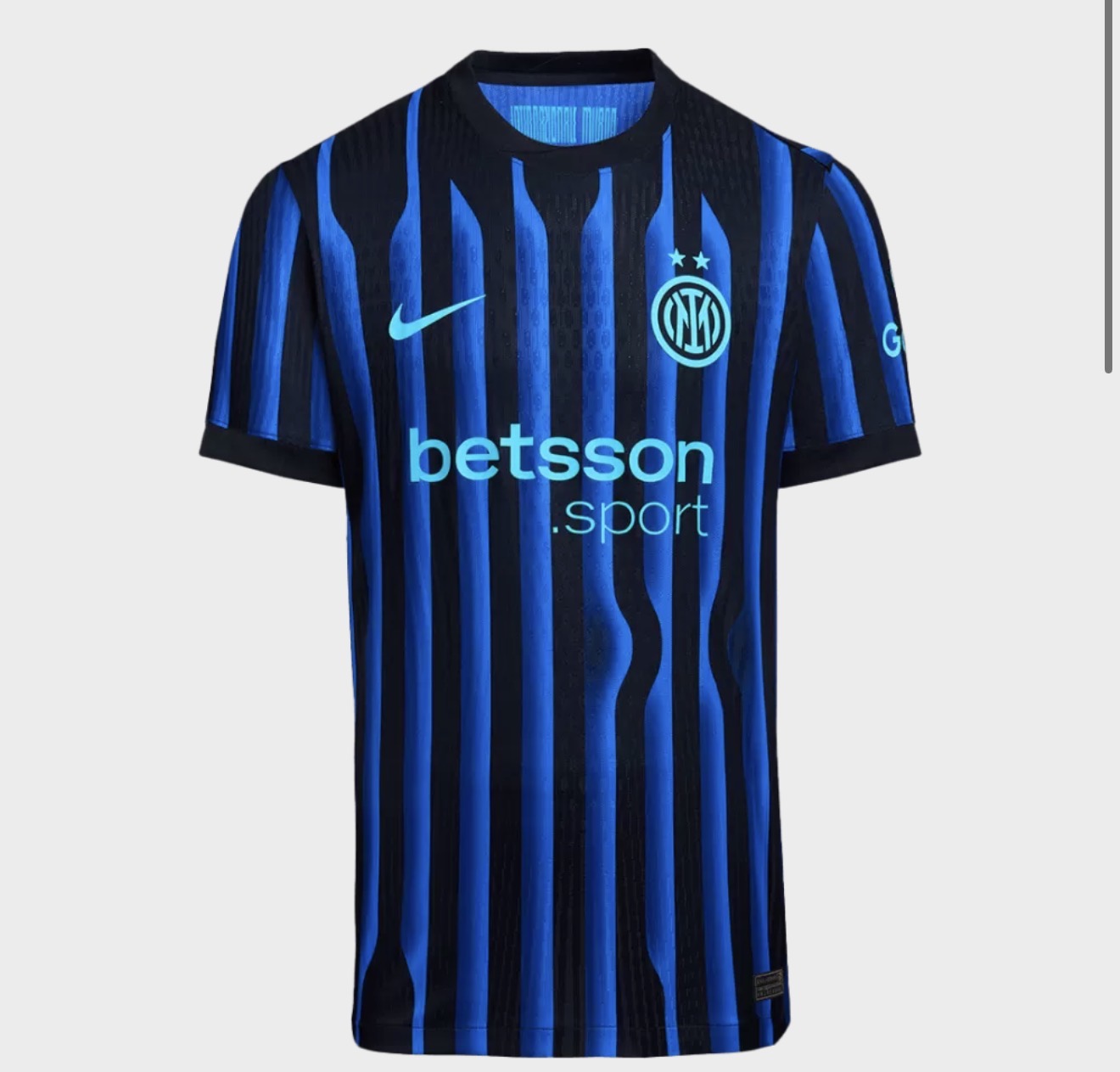 Inter Milan Home Soccer Jersey 2025/26 Fan Version