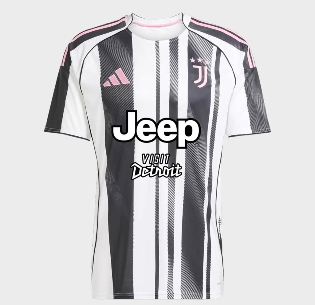 Juventus Home Soccer Jersey 2025/26 Fan Version