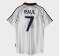 Raul # 7 Retro Soccer Jersey Real Madrid Home 1999/2000